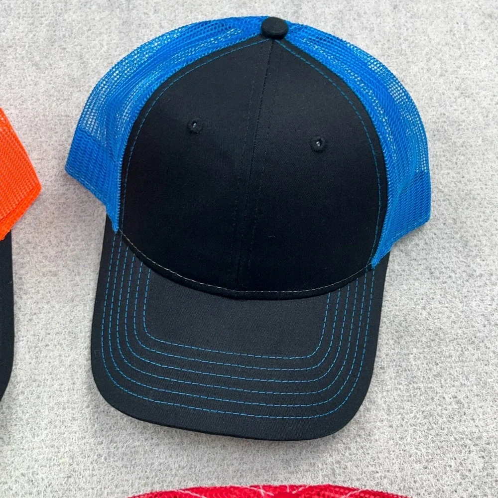 Otto Blank Trucker Hat Lot Cap Snapback Mesh Back Retro Deadstock Mixed Bundle 4